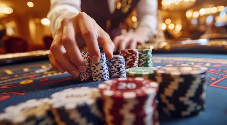 Filipino player using sz77 app on mobile phone for sports and casino